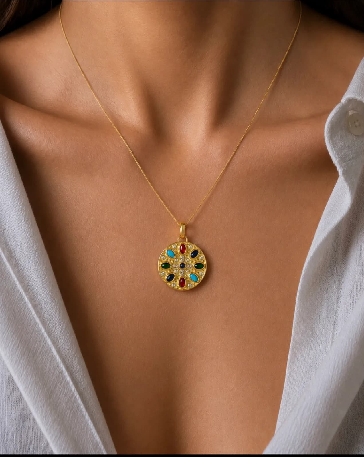 Multicolour Sun Pendant — 2